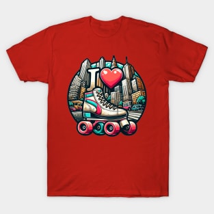 Roller Skating T-Shirt